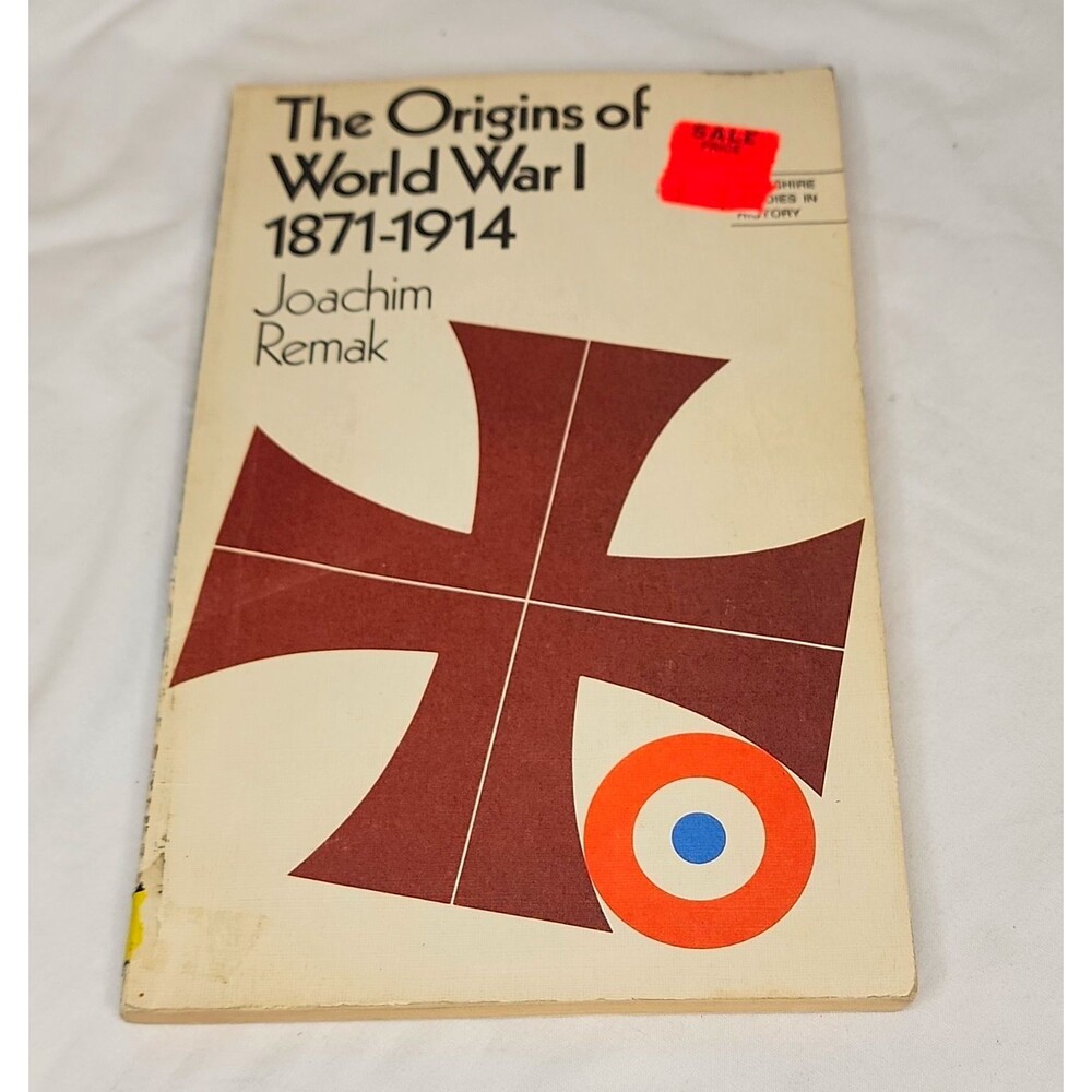The Origins of World War I 1871-1914 Joachim Remak PB Holt 1967 Illus